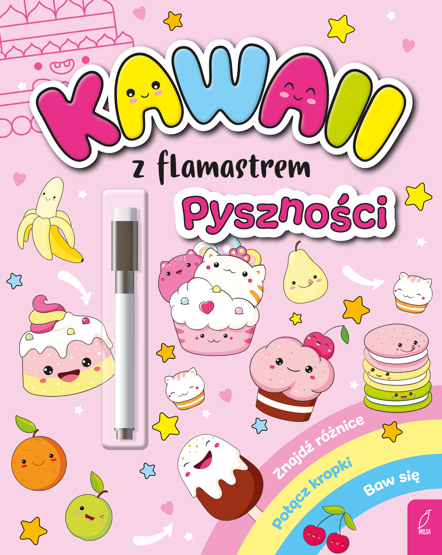 Image of Kawaii z flamastrem. Pyszności