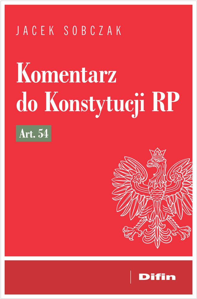 Image of Komentarz do Konstytucji RP art. 54