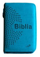Image of Biblia z kolorową wkładką (turkusowa z suwakiem)
