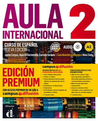 Image of Aula internacional 2 premium ne podr+ćw