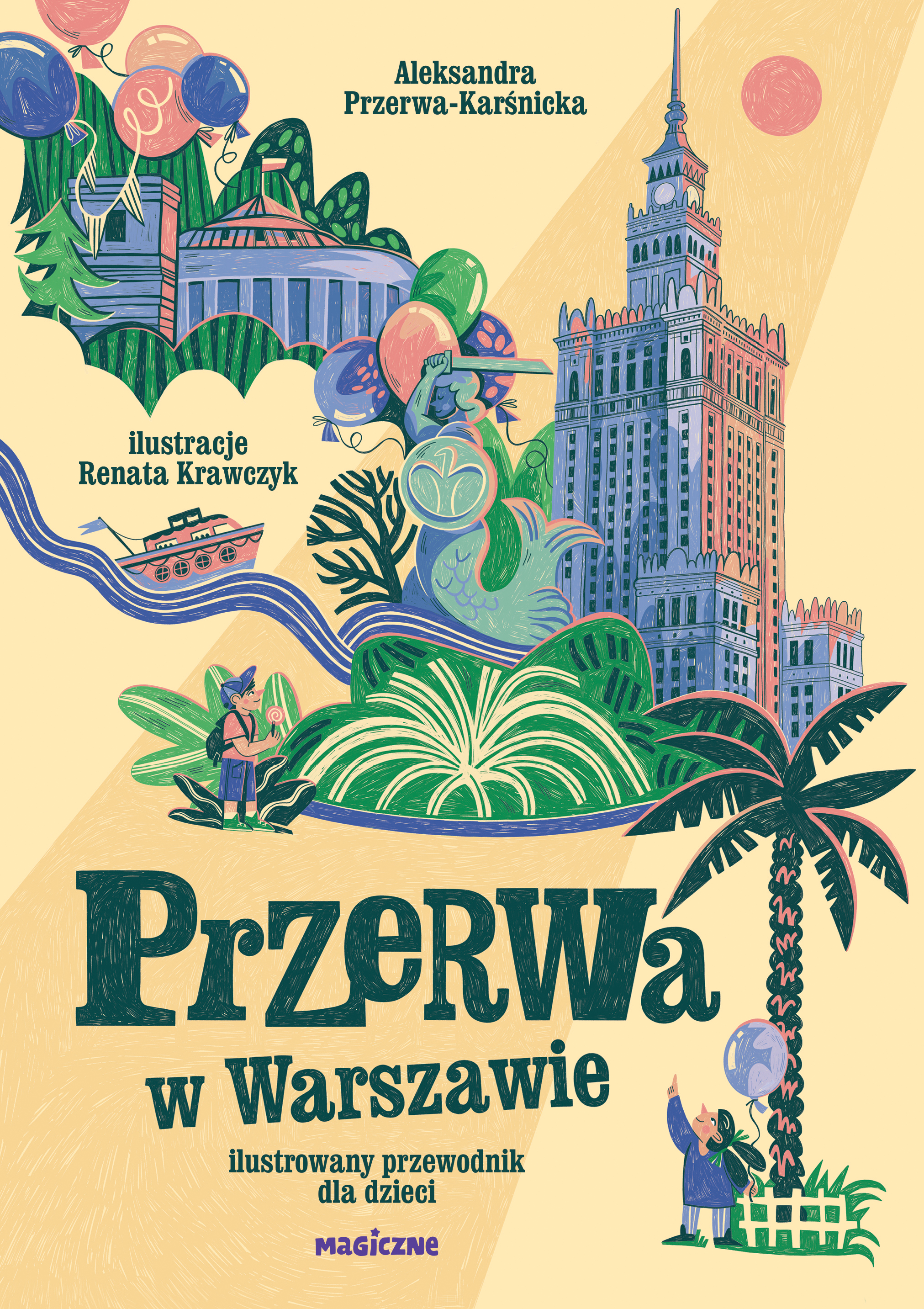 Image of Przerwa w Warszawie. Ilustrowany przewodnik dla dzieci