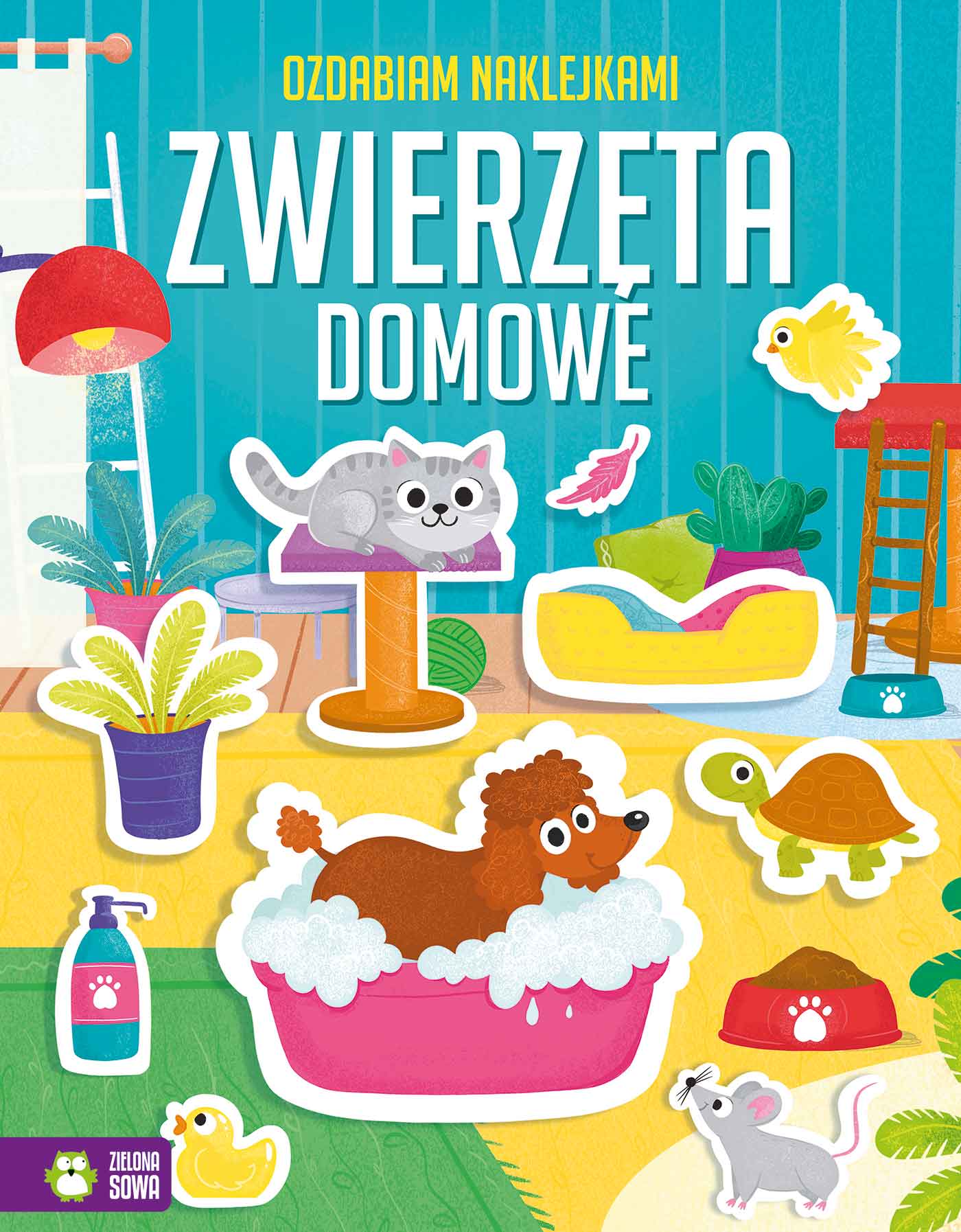 Image of Zwierzęta domowe. Ozdabiam naklejkami