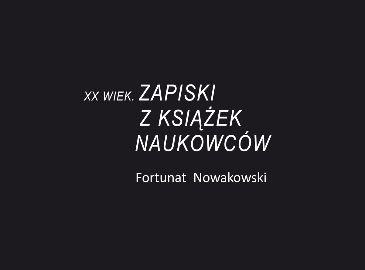Image of XX wiek. Zapiski z książek naukowców