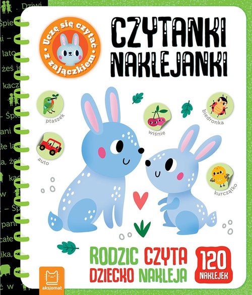Image of Czytanki-naklejanki. Uczę się czytać z zajączkiem. Rodzic czyta, dziecko nakleja