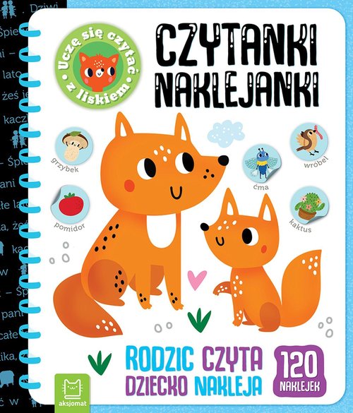 Image of Czytanki-naklejanki. Uczę się czytać z liskiem. Rodzic czyta, dziecko nakleja