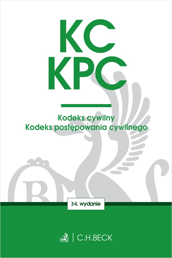 Image of KC. KPC. Kodeks cywilny. Kodeks postępowania cywilnego. Edycja Sędziowska wyd. 34