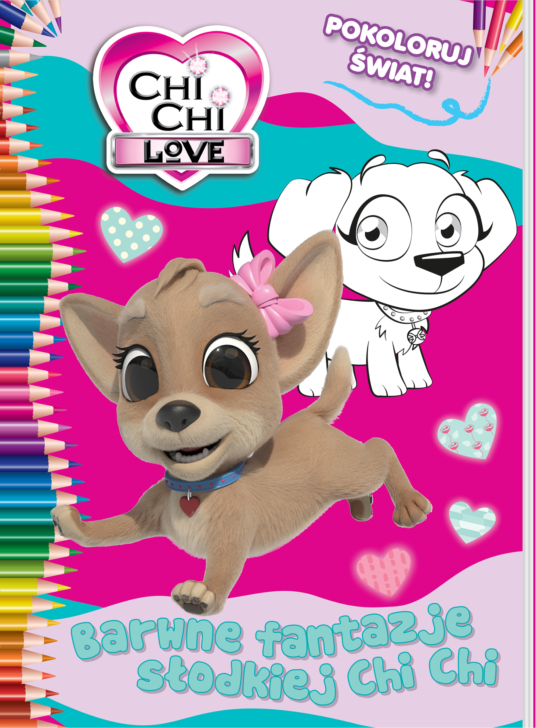 Image of Barwne fantazje słodkiej Chi Chi. Chi Chi love. Pokoloruj świat