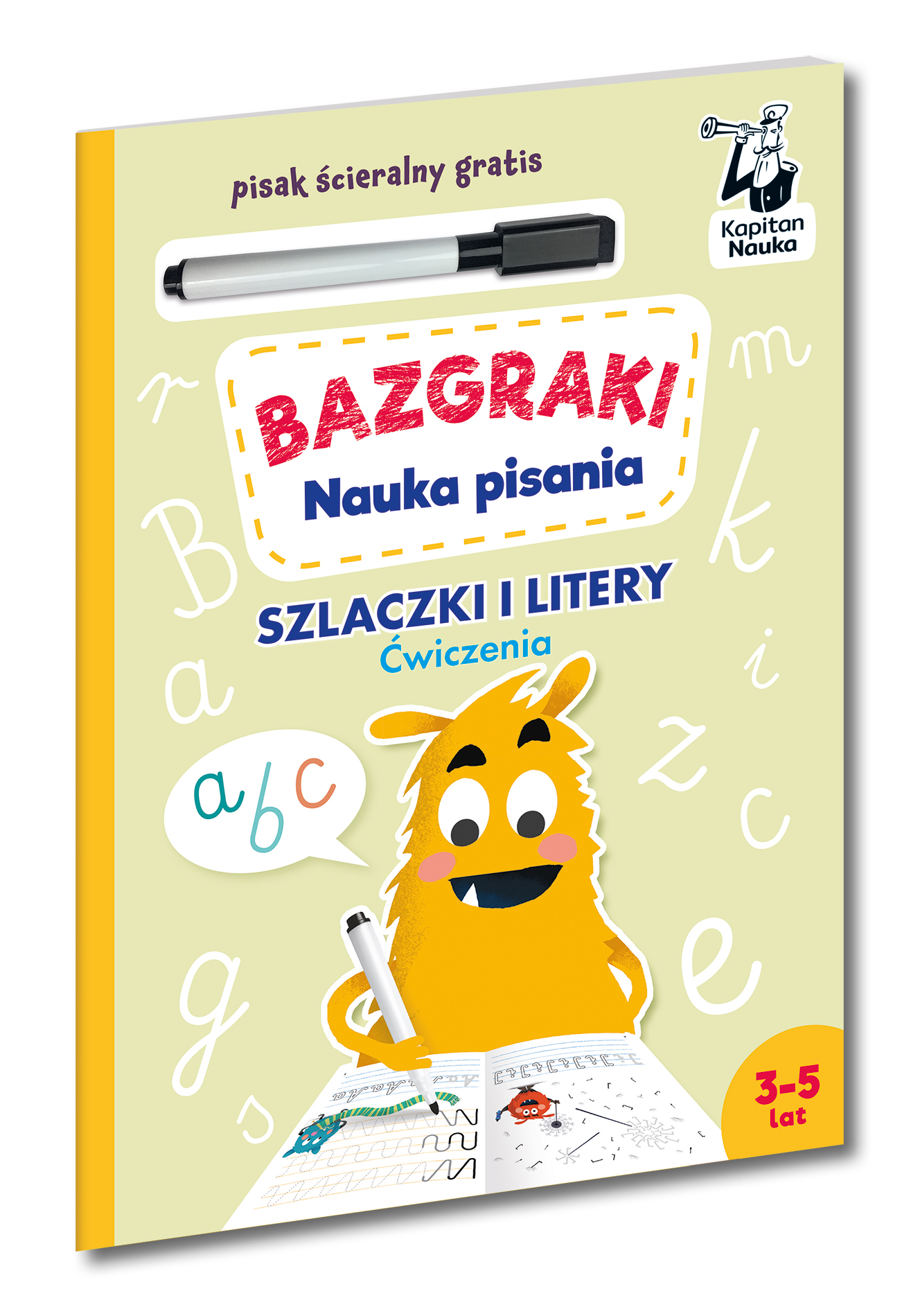 Image of Szlaczki i litery. Ćwiczenia. Nauka pisania. Bazgraki