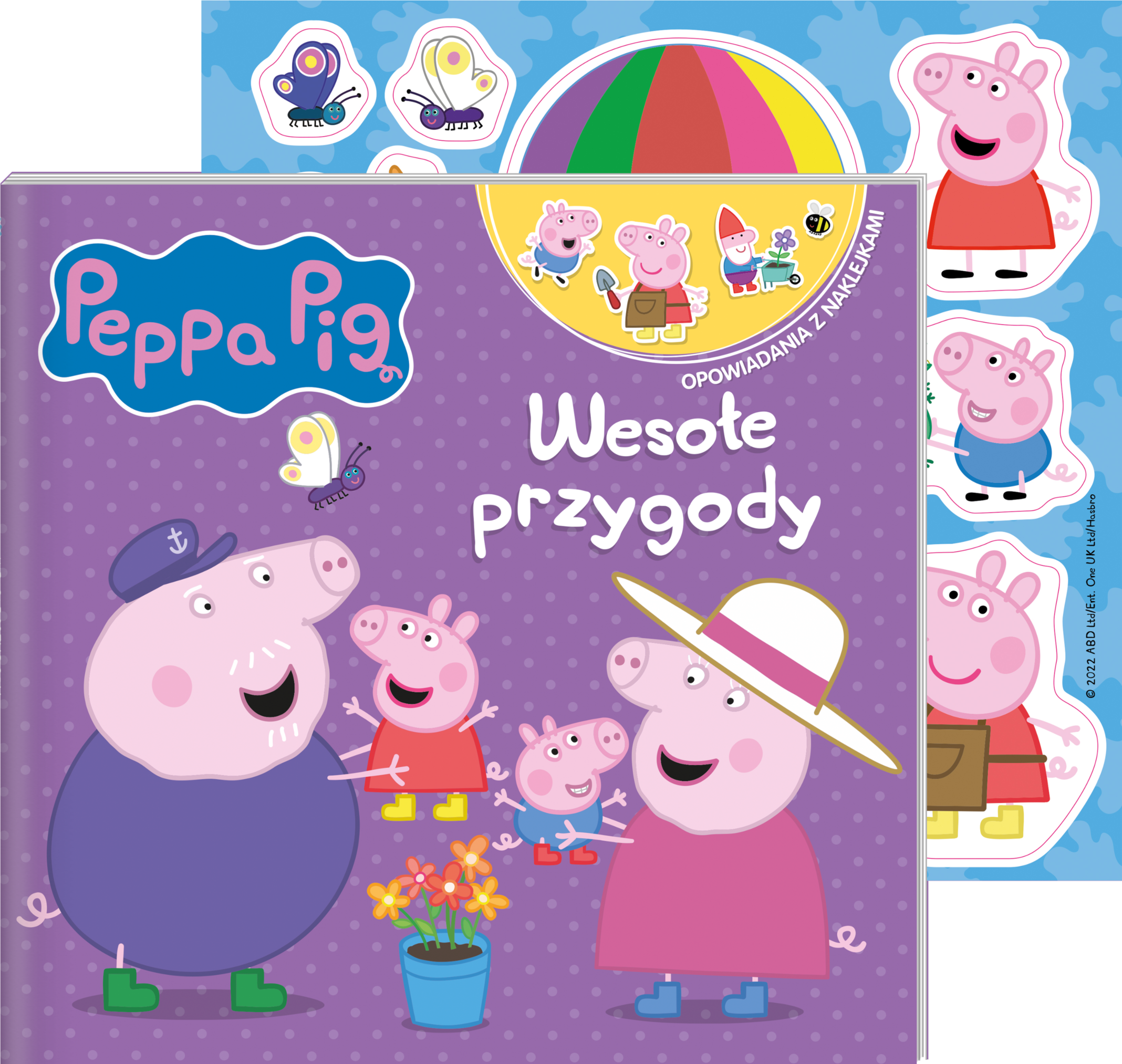 Image of Wakacyjne przygody. Świnka Peppa. Opowiadania z naklejkami