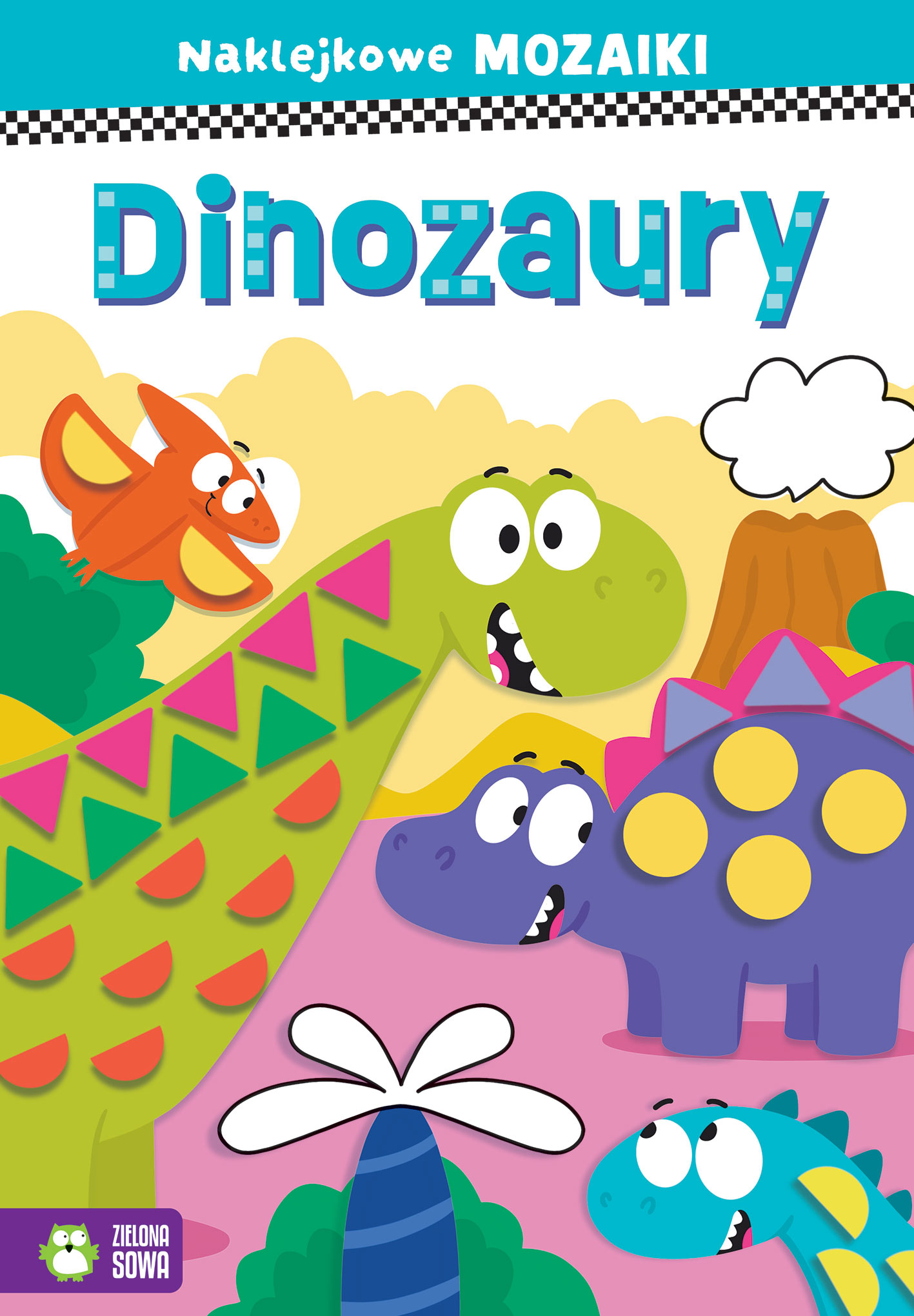 Image of Dinozaury. Naklejkowe mozaiki