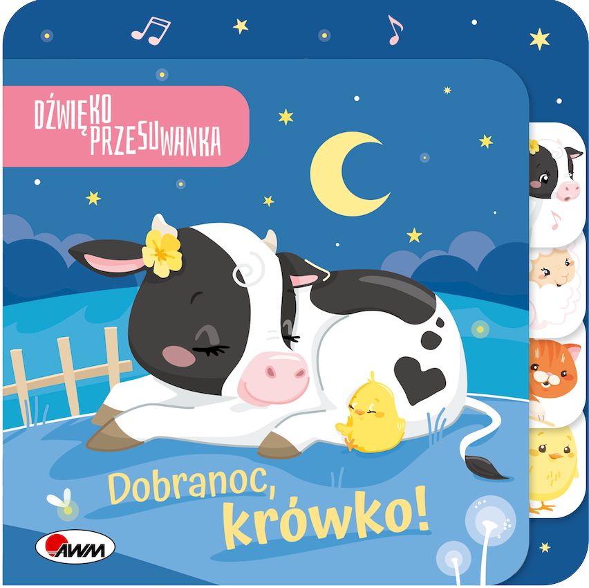 Image of Dobranoc krówko. Dźwiękoprzesuwanka