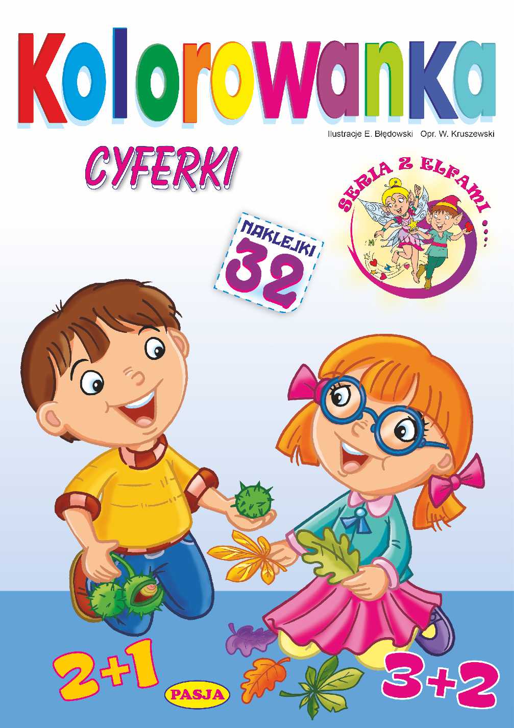 Image of Cyferki. Kolorowanka