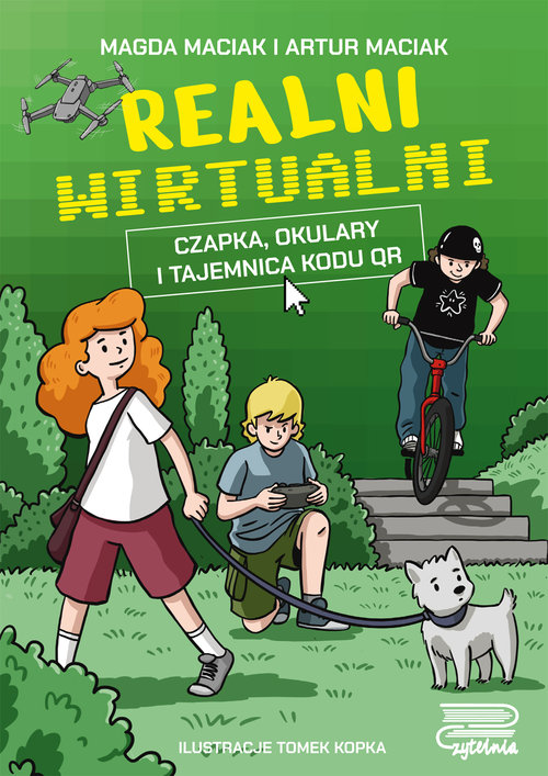 Image of Realni wirtualni. Czapka, okulary i tajemnica kodu QR