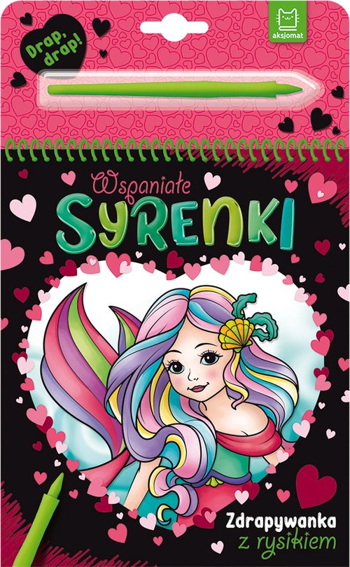 Image of Wspaniałe syrenki Zdrapywanka z rysikiem